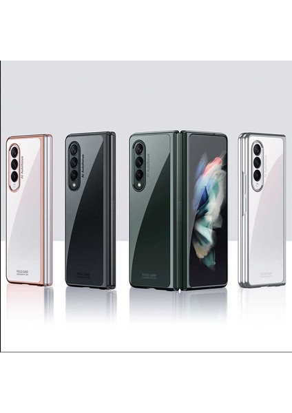 Galaxy Z Fold 3 Kıpta Metal Görünümlü Slim Case Kapak Kılıf fiyatları