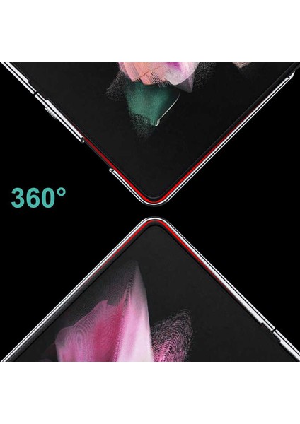 Galaxy Z Fold 3 Kıpta Metal Görünümlü Slim Case Kapak Kılıf fırsatları