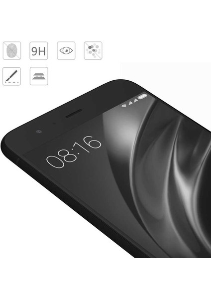 Xiaomi Mi Note 3 Ekran Koruyucu Kenar Korumalı Tam Kapatan 5d Temperli Cam Ekran Koruma Siyah