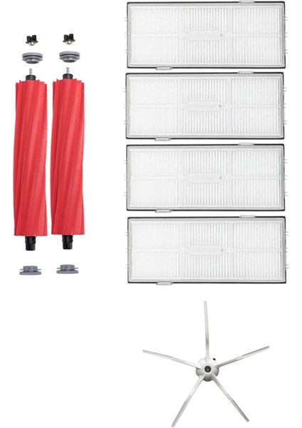 Roborock S7+ Robot Süpürge Uyumlu 7'li Yedek Parça Seti