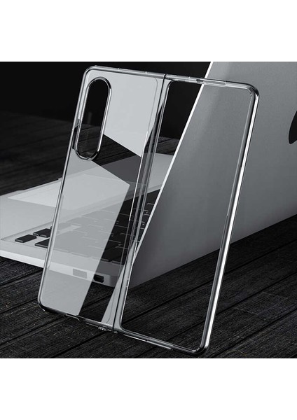 Galaxy Z Fold 3 Kıpta Metal Görünümlü Slim Case Kapak Kılıf fırsatları