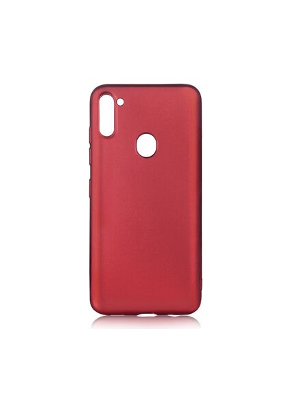 Samsung Galaxy A11 Kılıf Yumuşak Ince Soft Pürüzsüz Silikon Kapak ve Nano Cam Koruma