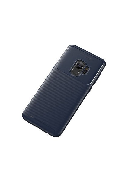 Samsung Galaxy S9 Kılıf Ultra Slim Fit Karbon Tasarım Tam Kalıp