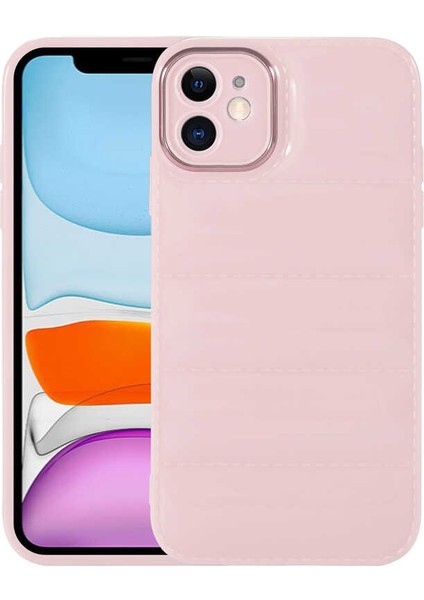 Apple Apple iPhone 11 Kılıf Kamera Korumalı Parlak Yumuşak Yüzey Airbag Tam Koruma Kapak