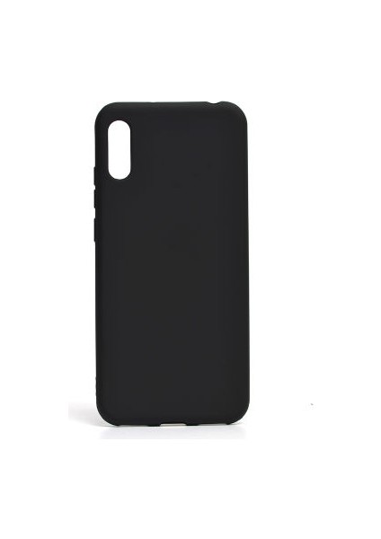 Huawei Y6 2019 Kılıf Yumuşak Ince Soft Pürüzsüz Silikon Kapak ve Nano Cam Koruma