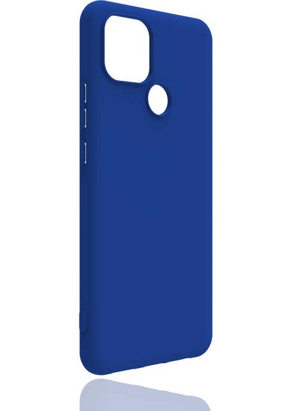 Oppo A15S Kılıf Soft Matte Yüzey Kamera Çıkıntılı Tam Kalıp Silicone