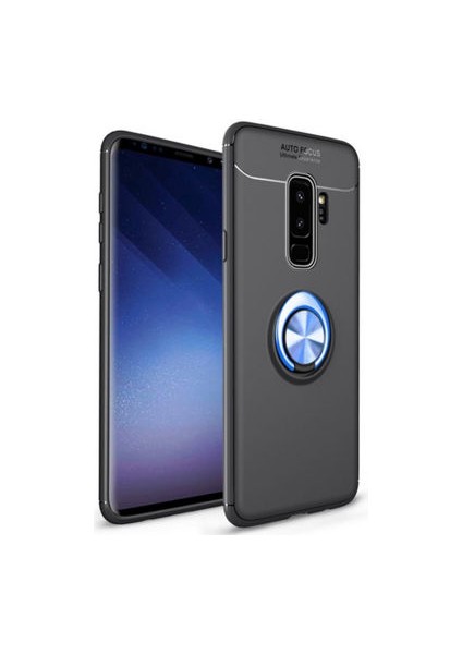 Samsung Galaxy S9 Plus Kılıf Yüzüklü Standlı Soft Parmak Izi Bırakmaz Kapak