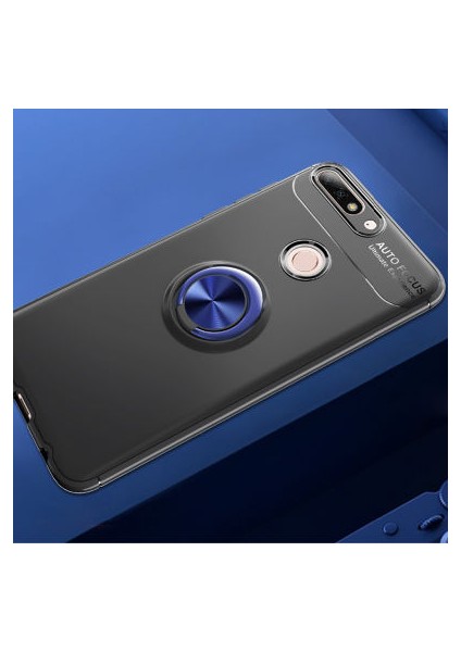 Huawei Y7 2018 Kılıf Yüzüklü Standlı Soft Parmak Izi Bırakmaz Kapak fiyatları