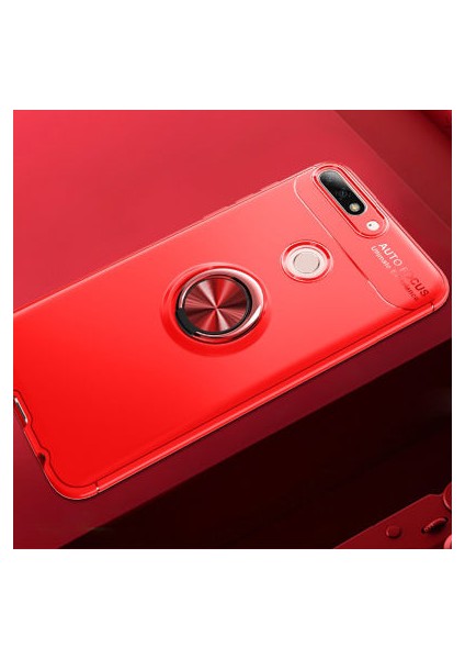 Huawei Y7 2018 Kılıf Yüzüklü Standlı Soft Parmak Izi Bırakmaz Kapak fiyatları