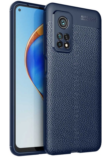 Xiaomi Mi 10T 5g Kılıf Deri Görünümlü Tam Koruma Orjinal Silikon
