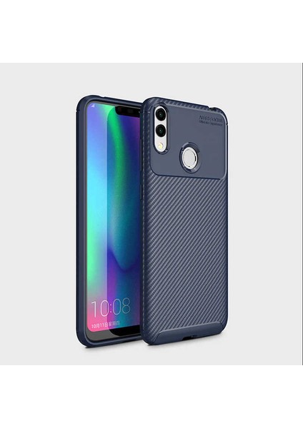 Cep Case Huawei Honor 8c Kılıf Ultra Slim Fit Karbon Tasarım Tam Kalıp