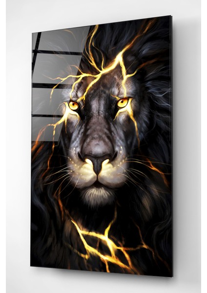 Aslan Cam Tablo Dekoratif Cam Tablo