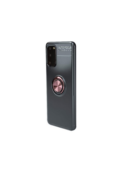 Samsung Galaxy S20 Kılıf Yüzüklü Standlı Soft Parmak Izi Bırakmaz Kapak