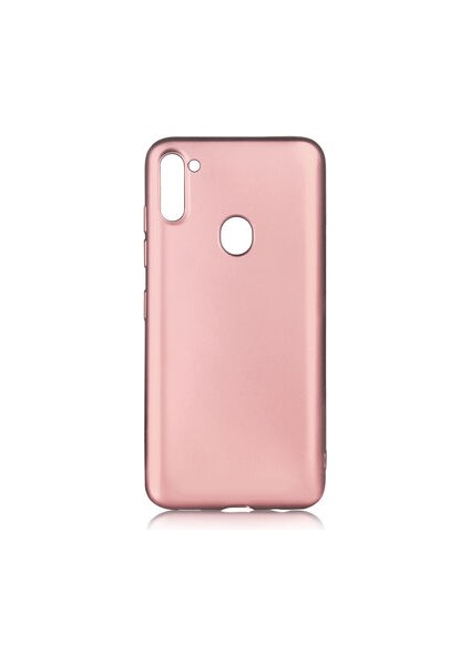 Samsung Galaxy A11 Kılıf Yumuşak Ince Soft Pürüzsüz Silikon Kapak ve Nano Cam Koruma