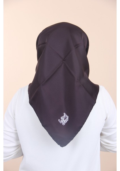 Patlıcan Moru Levidor Düz Twill Ipek Eşarp fiyatları