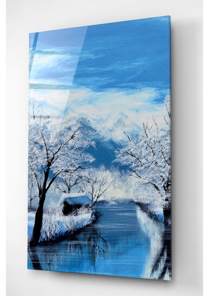 Kar Manzaralı Cam Tablo, Dekoratif Cam Tablo fırsatları