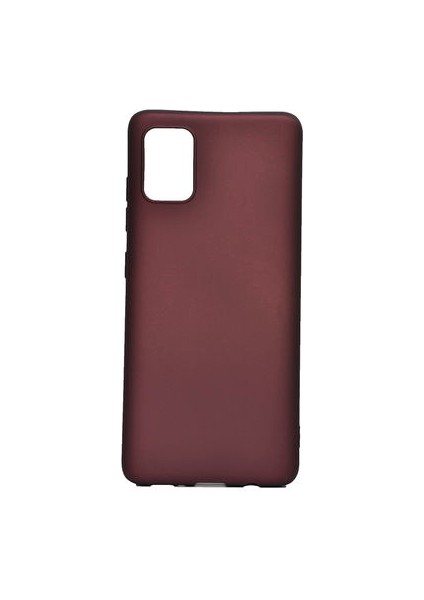 Cep Case Samsung Galaxy A51 Kılıf Yumuşak Ince Soft Pürüzsüz Silikon Kapak ve Nano Cam Koruma