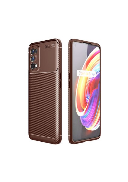Realme 7 Pro Kılıf Ultra Slim Fit Karbon Tasarım Tam Kalıp