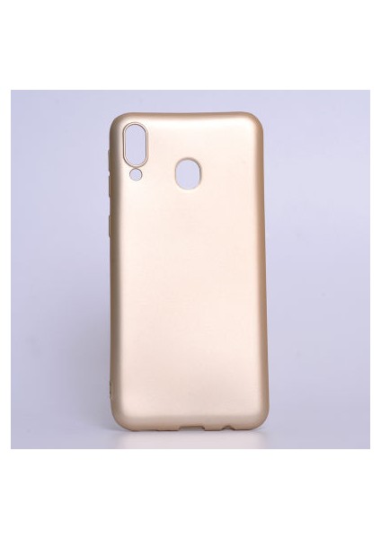 Samsung Galaxy M20 Kılıf Yumuşak Ince Soft Pürüzsüz Silikon Kapak ve Nano Cam Koruma