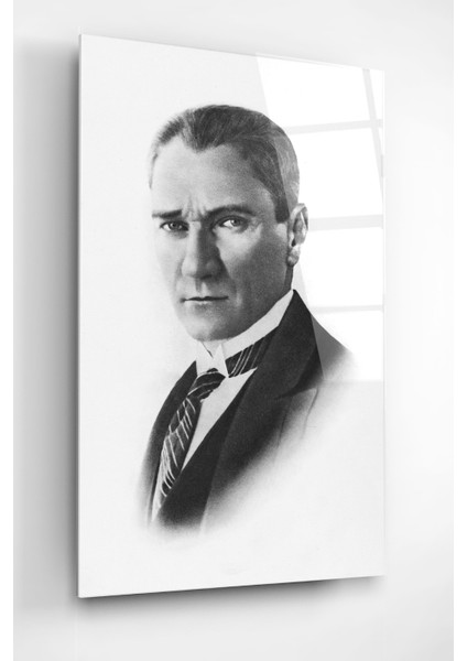 Atatürk Cam Tablo Dekoratif Cam Tablo