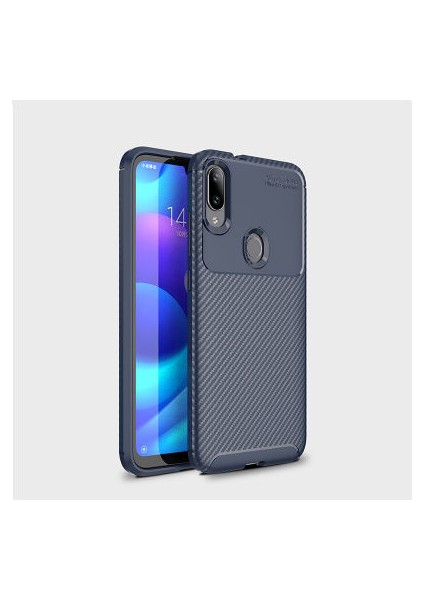 Cep Case Xiaomi Mi Play Kılıf Ultra Slim Fit Karbon Tasarım Tam Kalıp