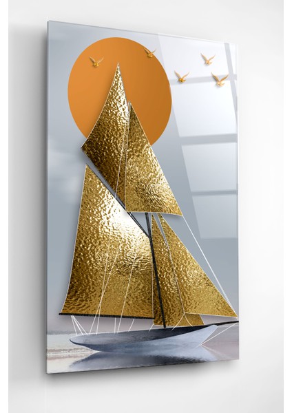 Yelkenli Cam Tablo, Dekoratif Cam Tablo fiyatları