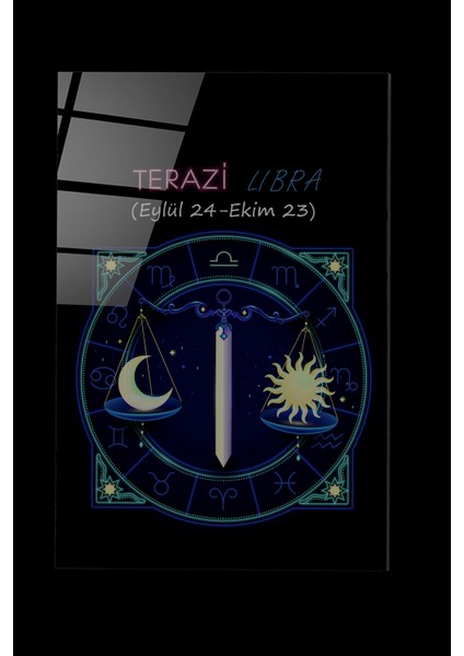 LED Aydınlatmalı Libra Cam Tablo, Işıklı Cam Tablo modelleri