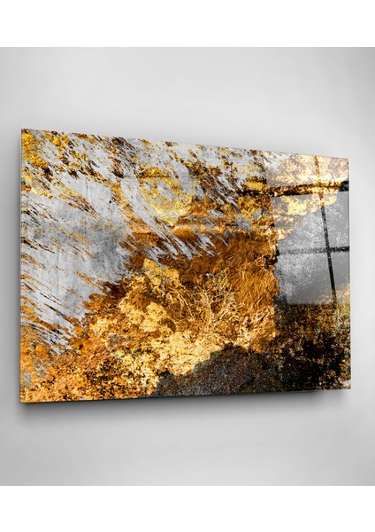 Gold Detay Soyut Cam Tablo, Dekoratif Cam Tablo fiyatları