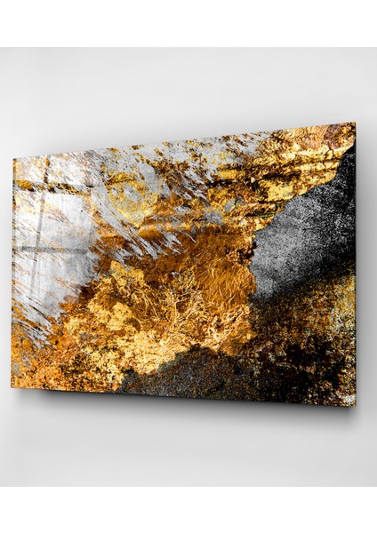 Gold Detay Soyut Cam Tablo, Dekoratif Cam Tablo fırsatları