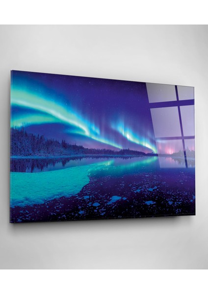 Neon Manzara Cam Tablo, Dekoratif Cam Tablo fiyatları