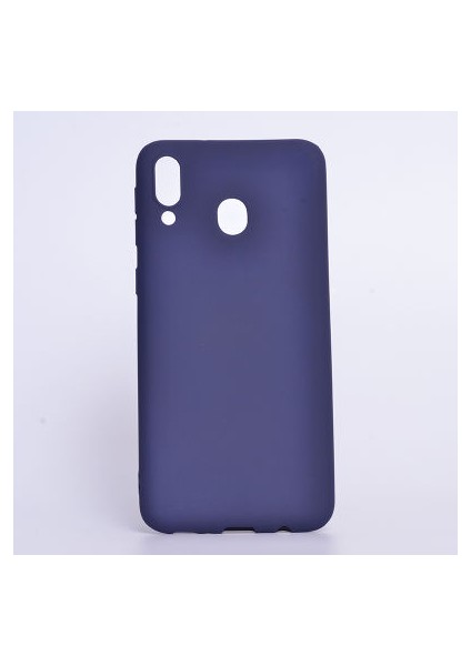 Samsung Galaxy M20 Kılıf Yumuşak Ince Soft Pürüzsüz Silikon Kapak ve Nano Cam Koruma