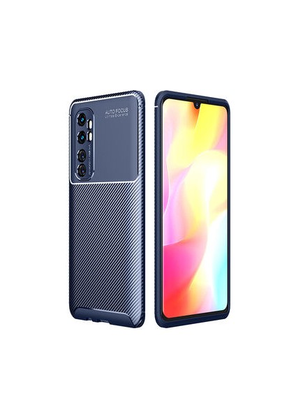 Xiaomi Mi Note 10 Lite Kılıf Ultra Slim Fit Karbon Tasarım Tam Kalıp