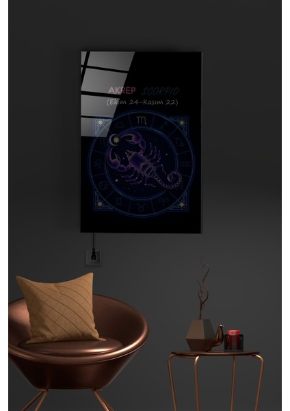 LED Aydınlatmalı Scorpio Cam Tablo, Işıklı Cam Tablo fiyatları