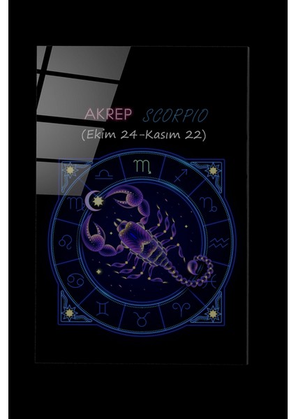 LED Aydınlatmalı Scorpio Cam Tablo, Işıklı Cam Tablo modelleri