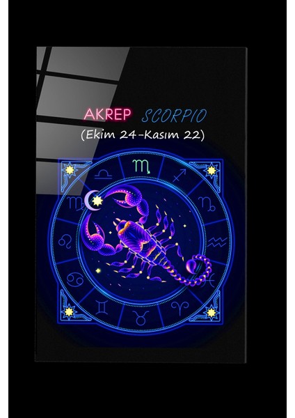 LED Aydınlatmalı Scorpio Cam Tablo, Işıklı Cam Tablo fırsatları