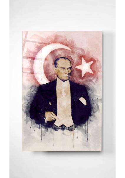 Digi-Glass Türk Bayrağı Cam Tablo