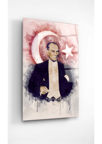 Digi-Glass Türk Bayrağı Cam Tablo modelleri