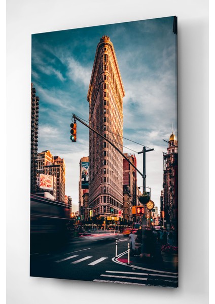 Digi-Glass Flatiron Building, New York Dokulu Cam Tablo - Özel Seri