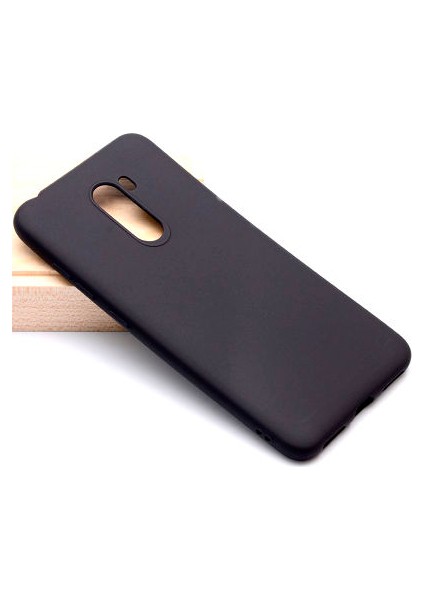 Xiaomi Pocophone F1 Kılıf Yumuşak Ince Soft Pürüzsüz Silikon Kapak ve Nano Cam Koruma