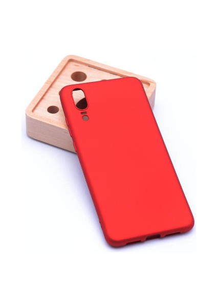 Huawei P20 Kılıf Yumuşak Ince Soft Pürüzsüz Silikon Kapak ve Nano Cam Koruma