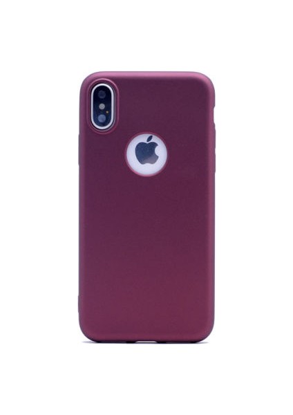 Apple iPhone Xs Kılıf Yumuşak Ince Soft Pürüzsüz Silikon Kapak
