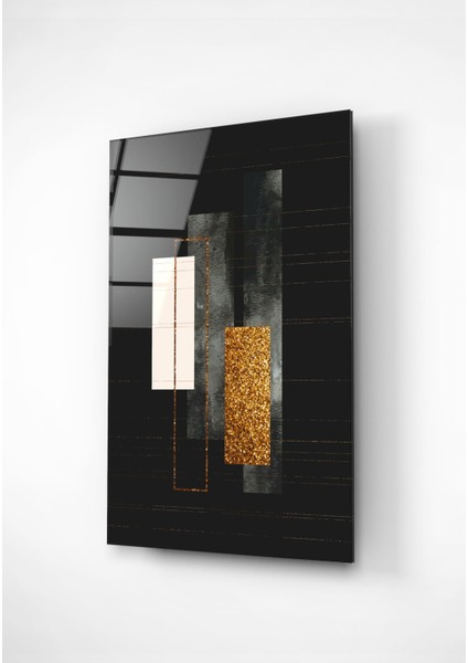 Digi-Glass Gold & Black Cam Tablo modelleri