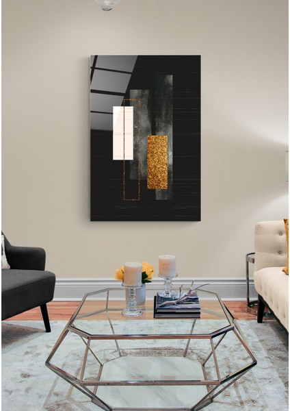 Digi-Glass Gold & Black Cam Tablo fırsatları