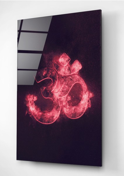 Digi-Glass Taş Çakra, Om (Sahasrara) Cam Tablo fiyatları