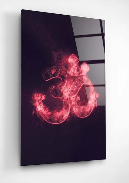 Digi-Glass Taş Çakra, Om (Sahasrara) Cam Tablo fırsatları