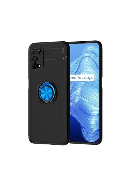 Realme 7 Pro Kılıf Yüzüklü Standlı Soft Parmak Izi Bırakmaz Kapak