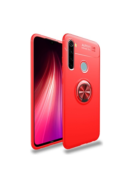 Xiaomi Redmi Note 8t Kılıf Yüzüklü Standlı Soft Parmak Izi Bırakmaz Kapak