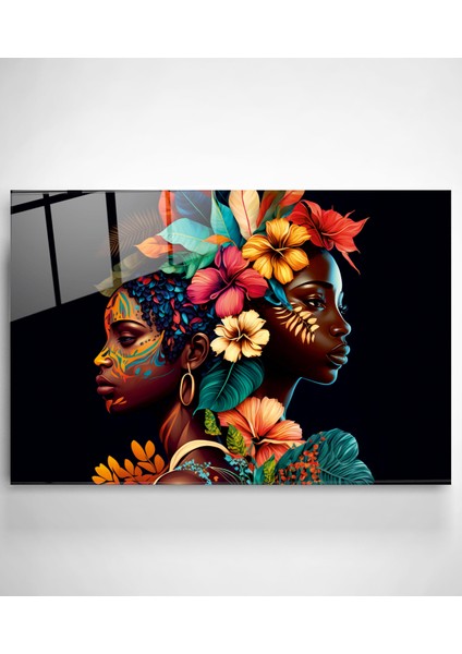 Afrikalı Kadınlar Cam Tablo, Dekoratif Cam Tablo modelleri