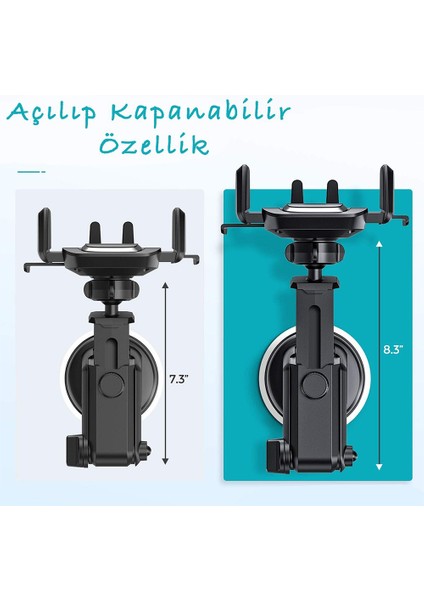 Tüm Araçlara Uyumlu Otomobil Akrobat Araç Telefon Oynar Başlık Tutucu modelleri