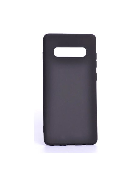 Samsung Galaxy S10 Plus Kılıf Yumuşak Ince Soft Pürüzsüz Silikon Kapak ve Nano Cam Koruma